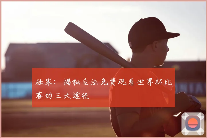 独家：揭秘合法免费观看世界杯比赛的三大途径